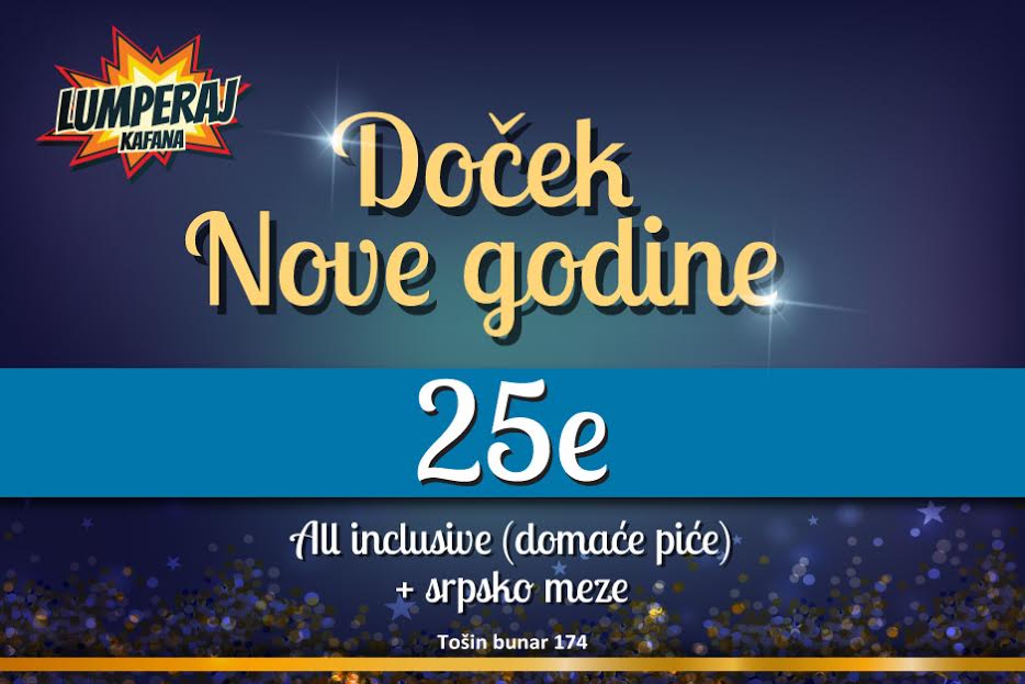 Kafana Lumperaj Doček Nove godine