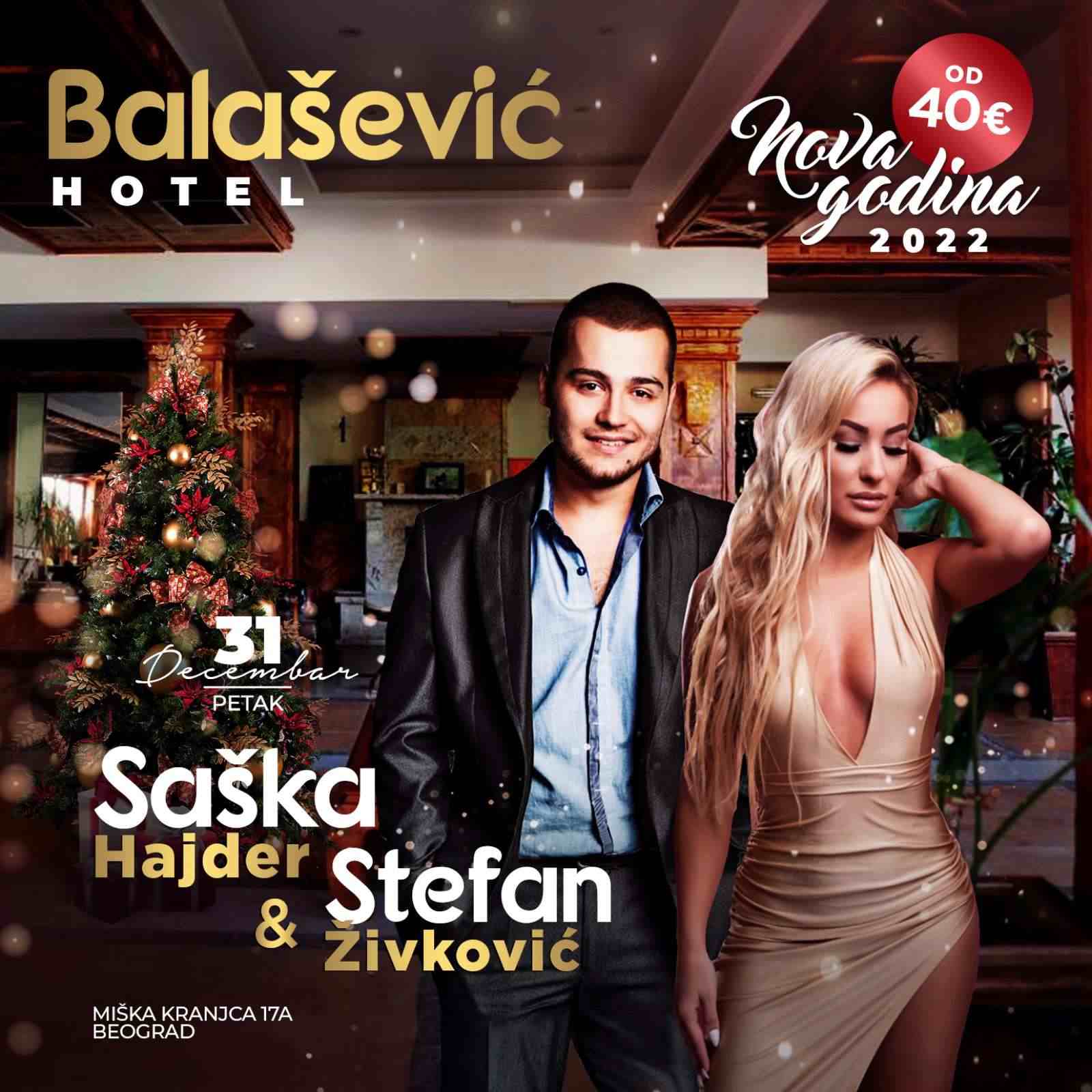 Dočekajte Novu godinu i prespavajte u hotelu Balašević!
