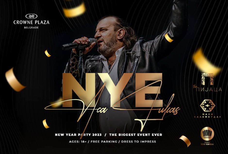 Najveća žurka na Balkanu za doček uz Acu Lukasa u hotelu Crowne Plaza!