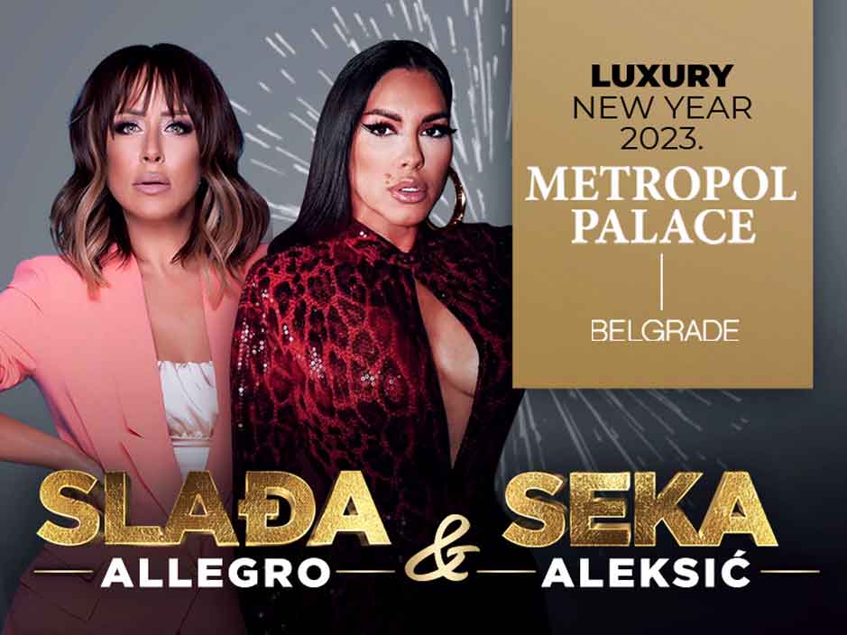 Sladja i Seka za nezaboravan docek u hotelu Metropol!