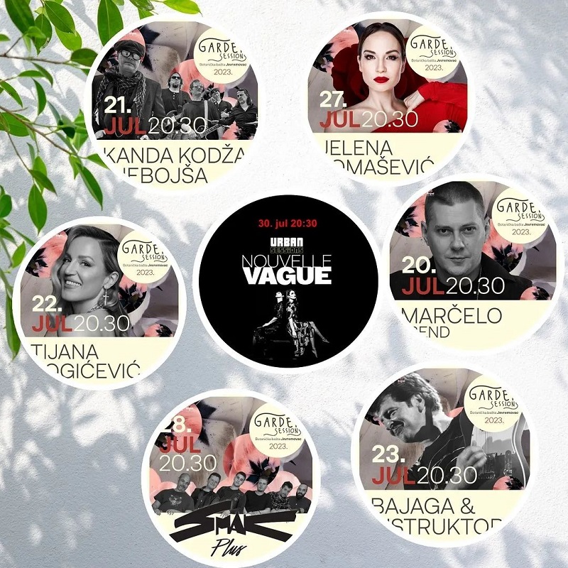 Garden Sessions u Botaničkoj bašti Jevremovac od 20. jula