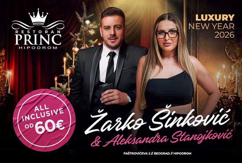 Restoran Princ doček Nove godine 2026 - atraktivne cene i sjajna ponuda