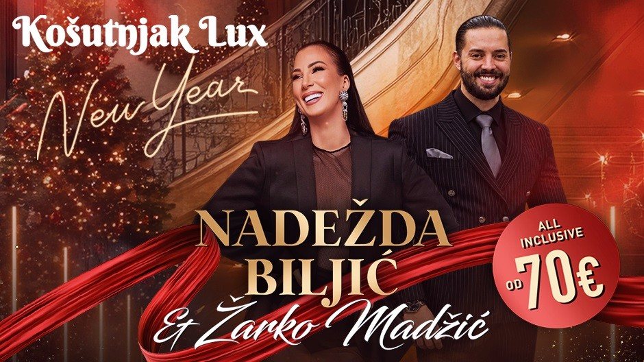 Košutnjak Lux doček Nove godine 2027 - Uživajte u muzici, svečanoj večeri i vrhunskoj atmosferi
