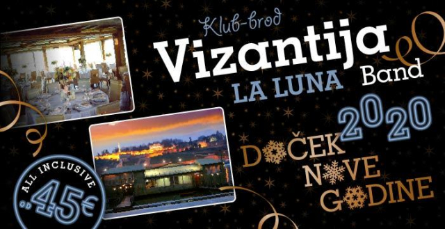 La Luna Band za doček Nove 2020. godine na splavu Vizantija