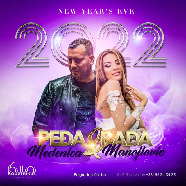 Fantastični Peđa Medenica za doček 2022 na splavu Kopernikus 610