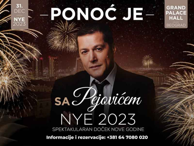 Sjajni Aco Pejović za doček 2023. na Beogradskom sajmu!