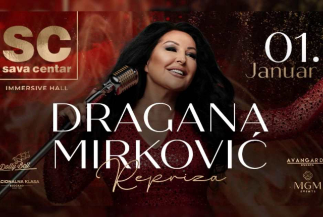 Spremite se za najluđu reprizu dočeka uz Draganu Mirković u Sava centru! 