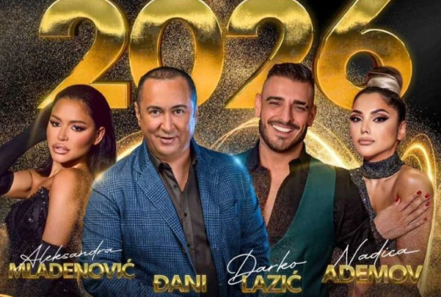 Beograd na vodi Belgrade Fair doček Nove godine 2026 - Đani, Darko, Aleksandra i Nadica za vas!