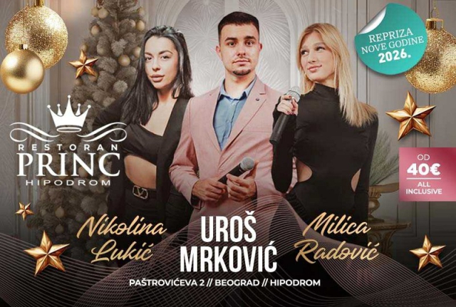 Restoran Princ repriza dočeka Nove godine - provod dostojan najglamuroznijeg početka godine