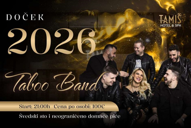 Hotel Tamiš doček Nove godine - svečana proslava u šarmantnom gradiću