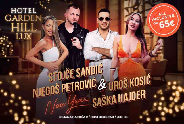 Hotel Garden Hill Lux doček Nove godine - glamurozno, dinamično i nezaboravno iskustvo