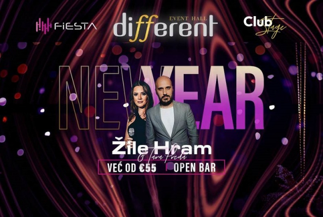 Different Event Hall Club Stage doček Nove godine -  nezaboravna noć uz sjajan muzički program