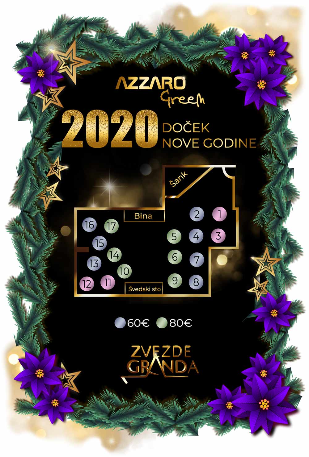 azzaro nova godina mapa sedenja