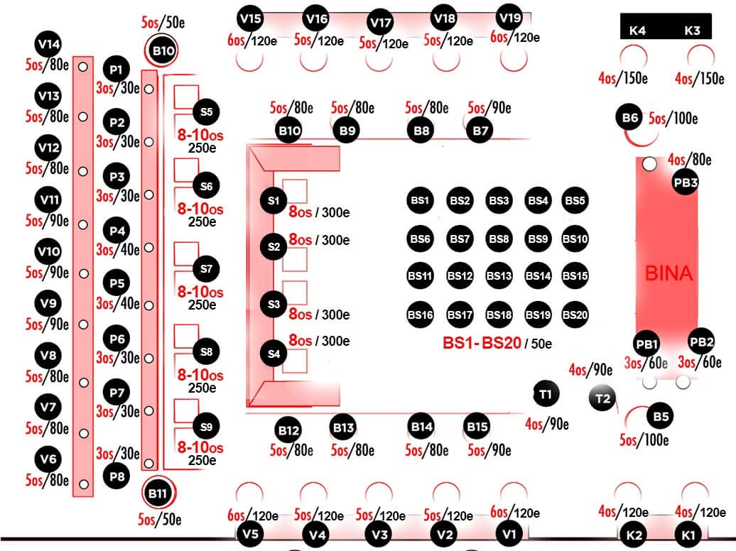 klub teatro nova godina mapa sedenja prizemlje