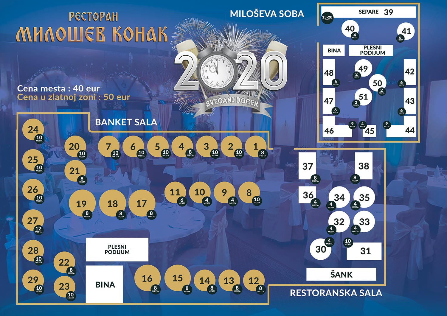 restoran milosev konak nova godina mapa sedenja