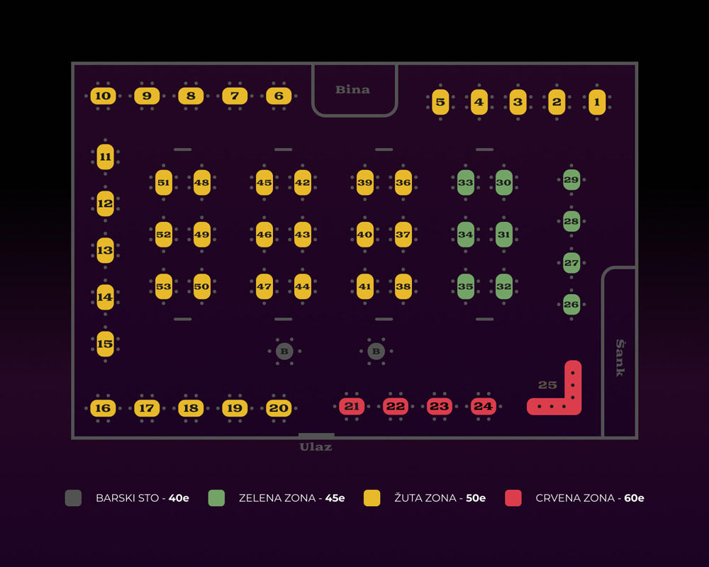 restoran carpe diem nova godina mapa