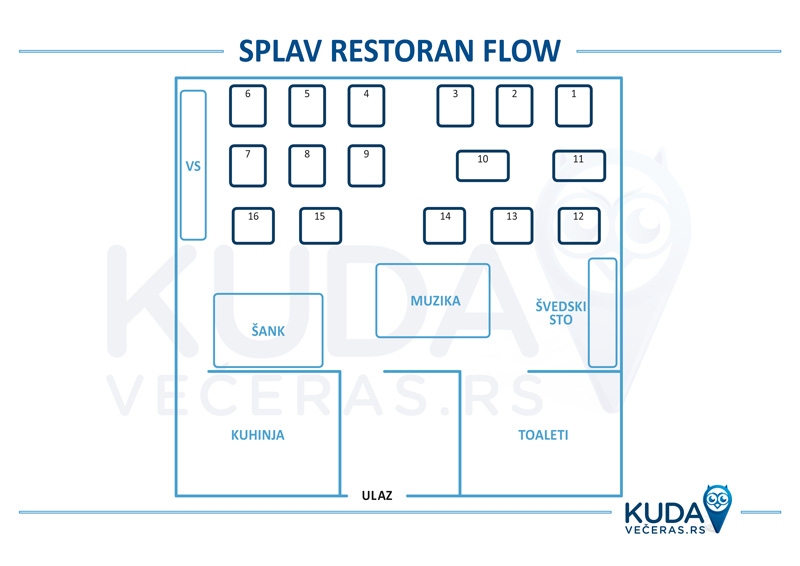 restoran flow nova godina mapa