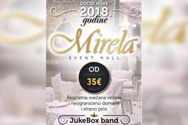 Event Hall Mirela docek Nove godine