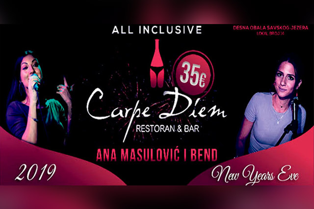Restoran Carpe Diem Doček Nove godine 2019