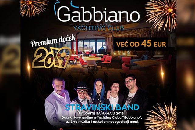 Restoran Gabbiano Doček Nove godine