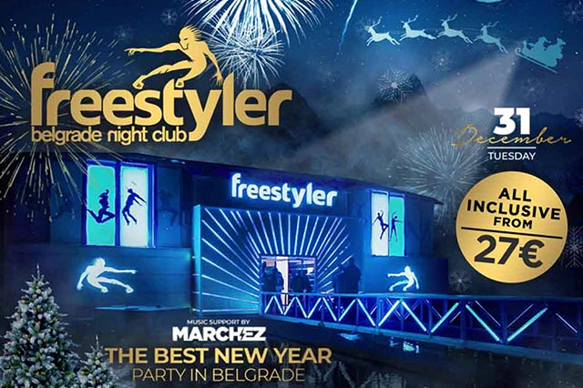 Splav Freestayler - Doček Nove godine