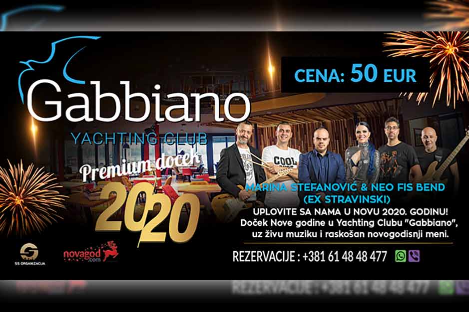 Restoran Gabbiano Nova godina