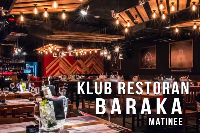 Klub Restoran Baraka Matinee Doček Nove godine