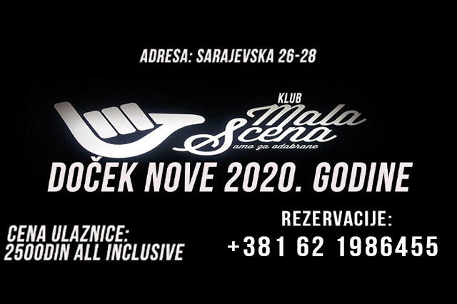 Klub Mala Scena Doček Nove godine