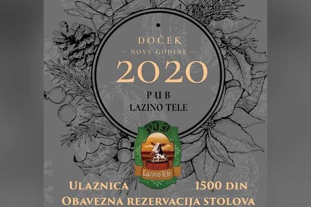 Pub Lazino Tele Nova godina