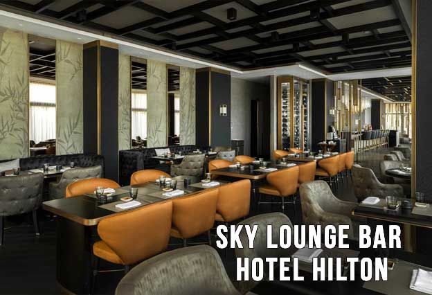 Sky Lounge Bar Hotel Hilton Doček Nove godine
