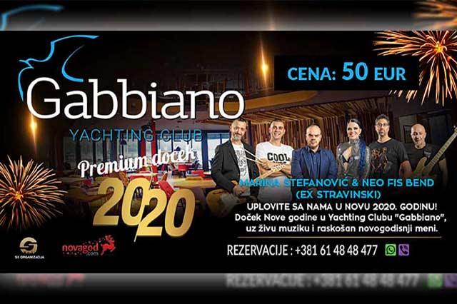 Restoran Gabbiano Nova godina