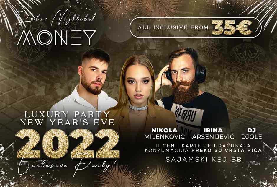 Splav Money Doček Nove godine