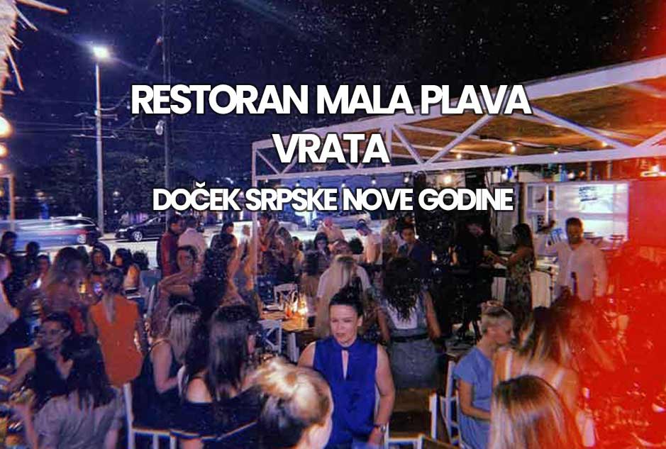 Restoran Mala plava vrata doček srpske Nove godine