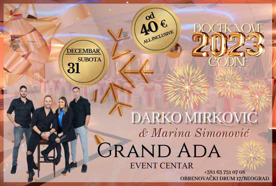Restoran Grand Ada doček Nove godine