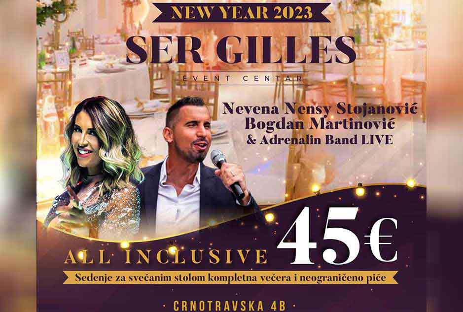 Event Centar Ser Gilles Doček Nove godine