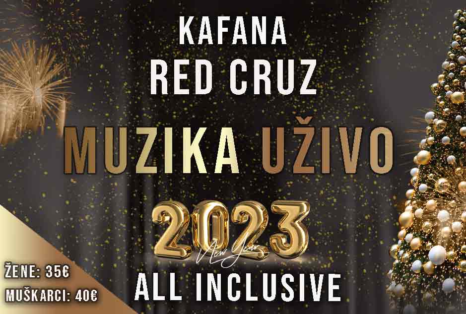 Kafana Red Cruz doček Nove godine