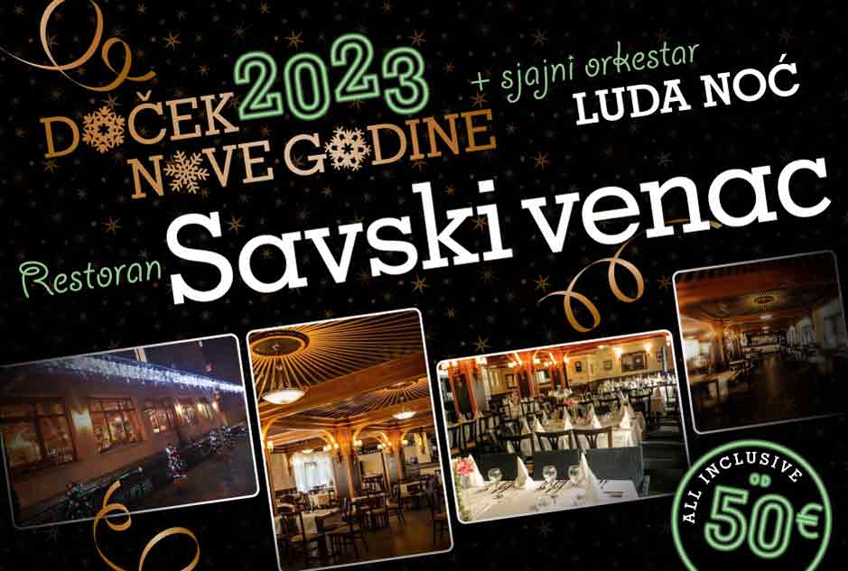 Restoran Savski Venac doček Nove godine
