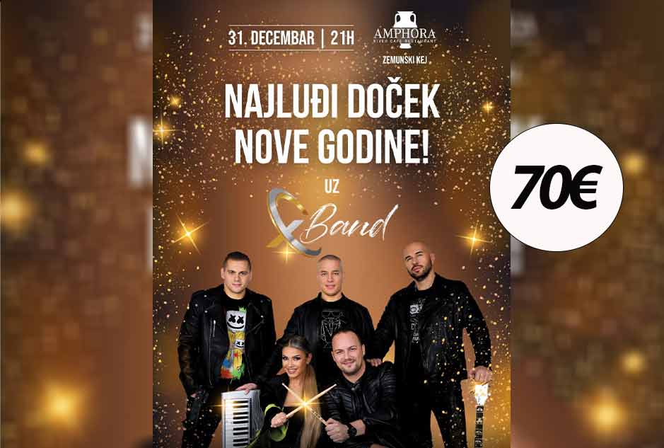 Restoran Amphora Doček Nove godine