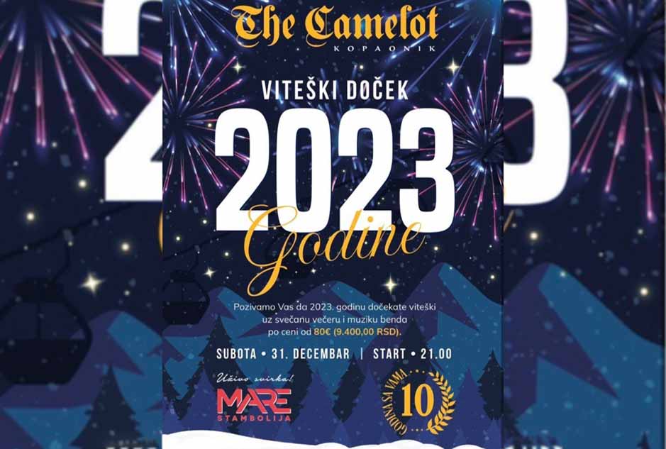 THE CAMELOT, Kopaonik doček Nove godine