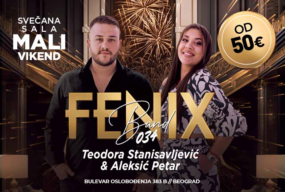 Svečana sala Mali Vikend doček Nove godine