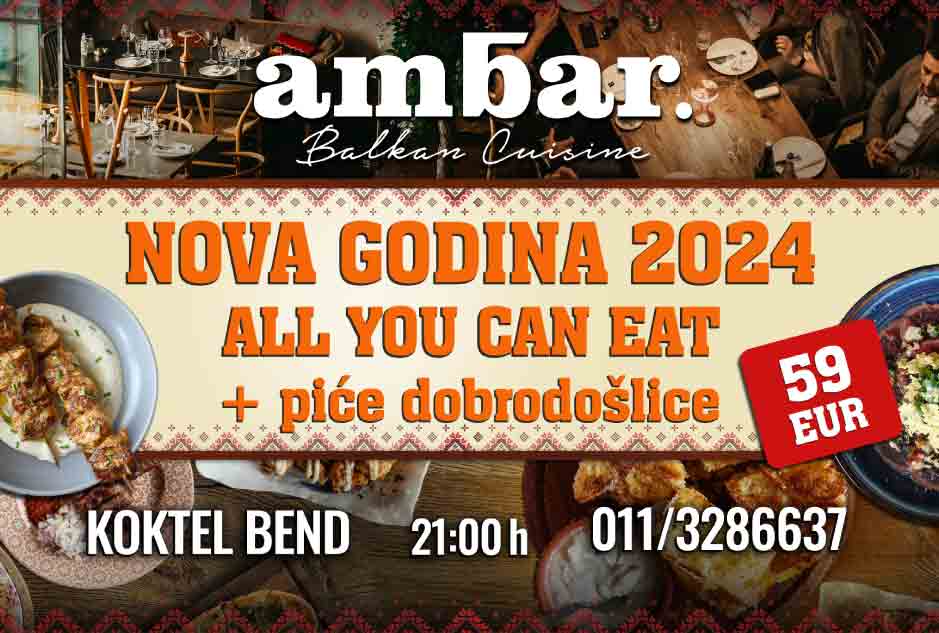 Restoran Ambar doček Nove godine