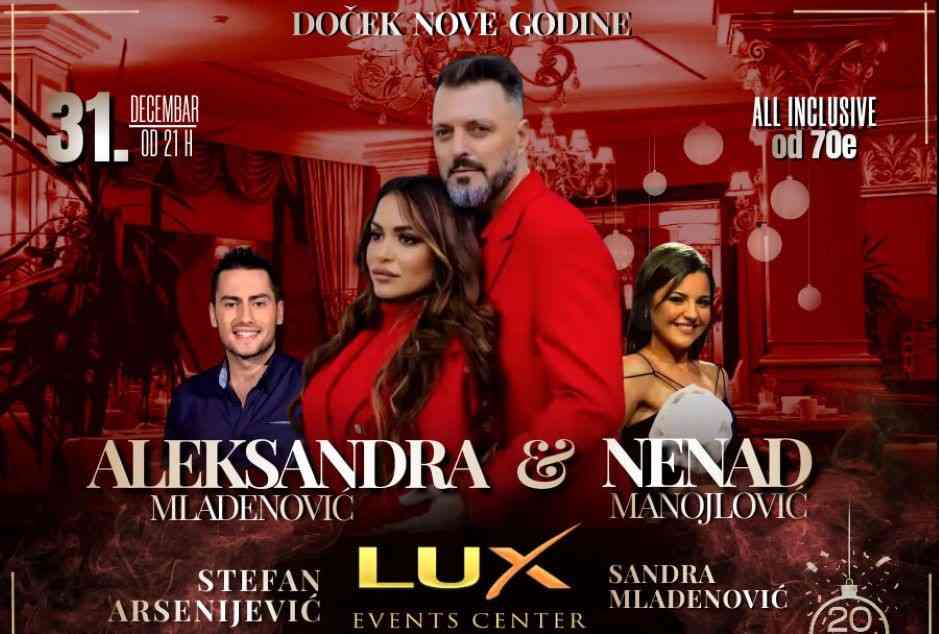 Lux Events Center  Doček Nove godine