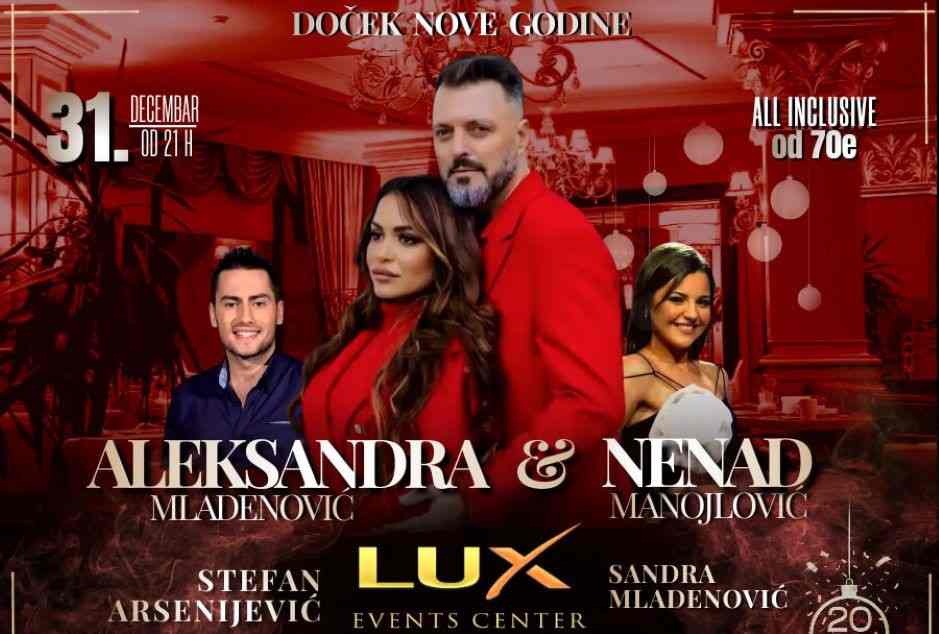 Lux Events Center Doček Nove godine