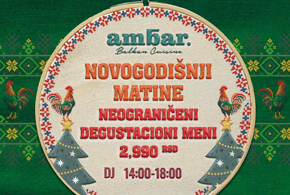 Restoran Ambar Matinee Doček Nove godine