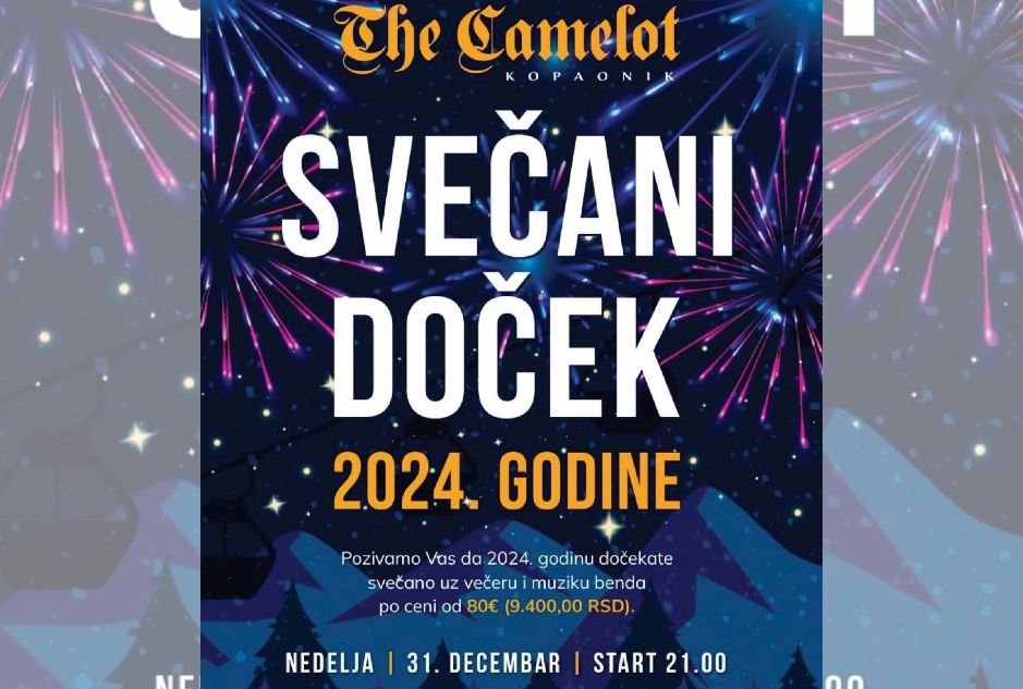 THE CAMELOT Kopaonik Doček Nove godine
