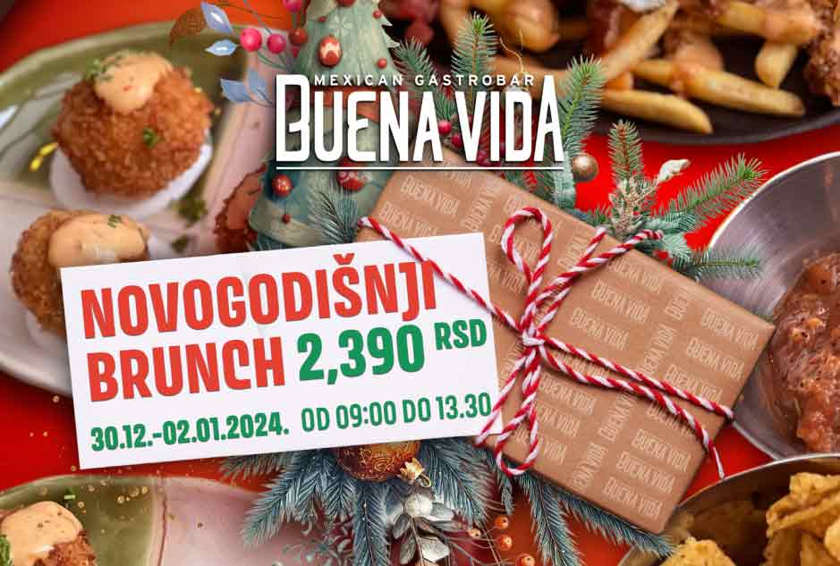 Restoran Buena Vida Novogodišnji Brunch Doček Nove godine 