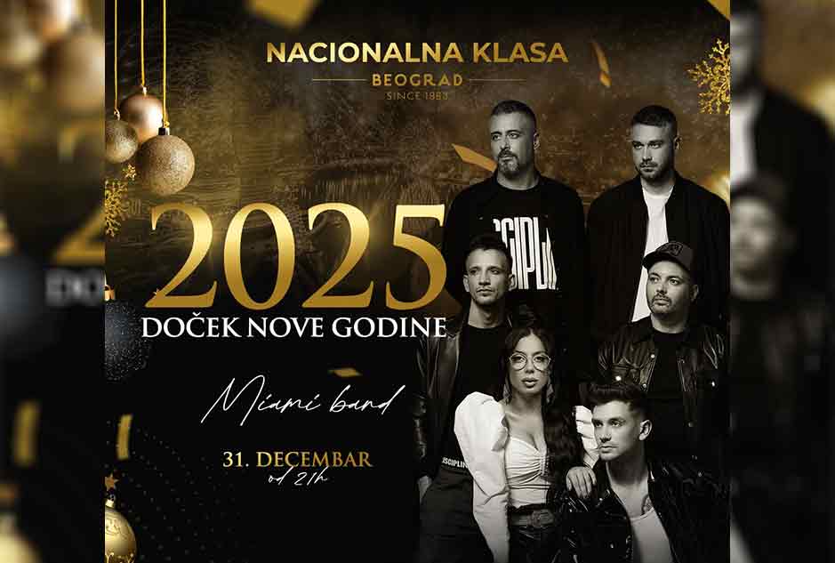 Restoran Ušće Nacionalna Klasa Doček Nove godine