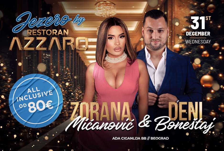 Restoran Jezero By Azzaro Doček Nove godine