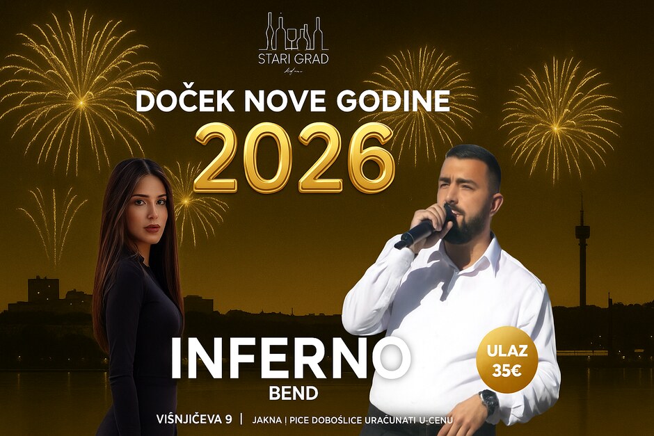 Kafana Stari grad Doček Nove godine