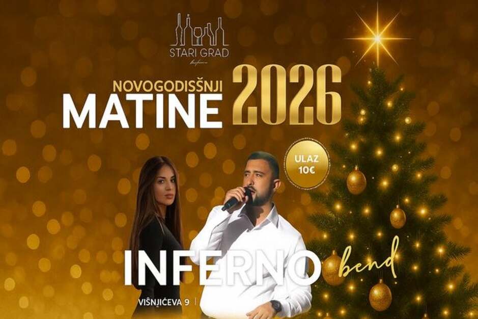 Kafana Stari grad Doček Nove godine Matinee